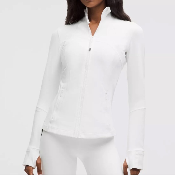 lululemon athletica Jackets & Blazers - Lululemon Define Jacket Luon White Zip-Up Jacket size 8